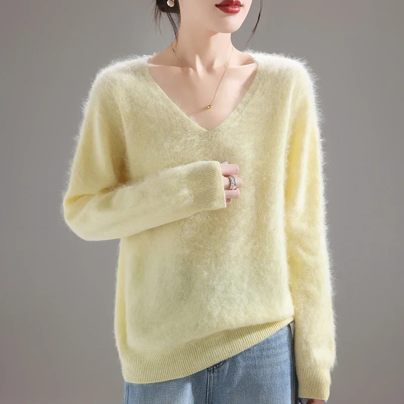 Embroidery Origin - Maglione da Donna 2025 in 100%