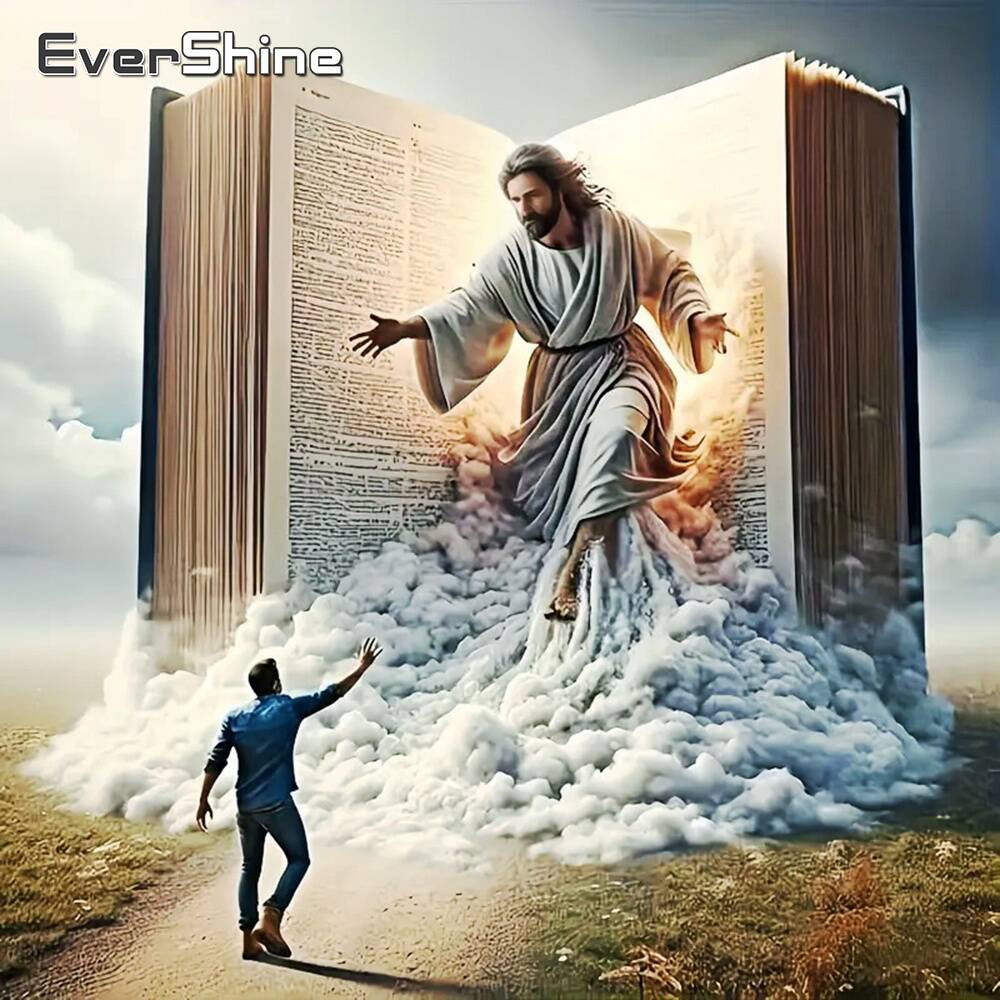 Embroidery Jesus - Evershine 5D pittura diamante fai da