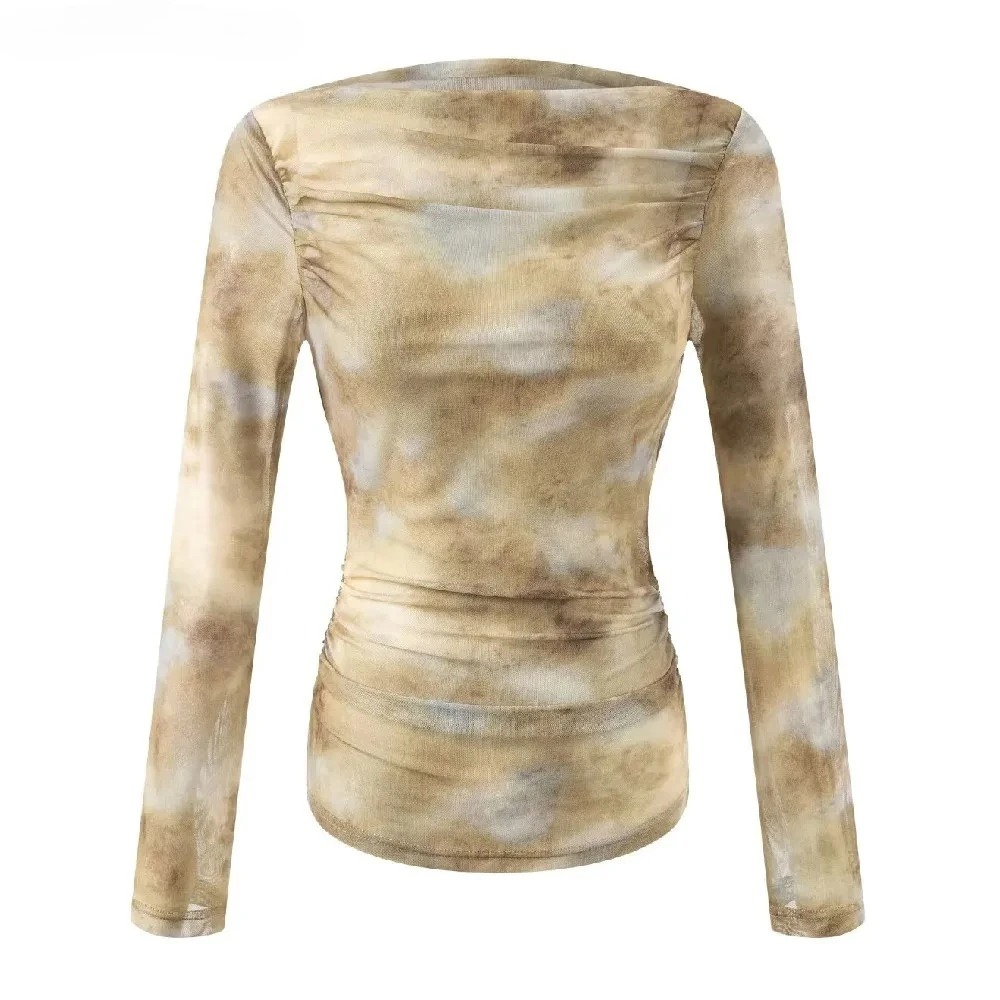 Embroidery Origin - T-shirt da donna 2025 sexy con