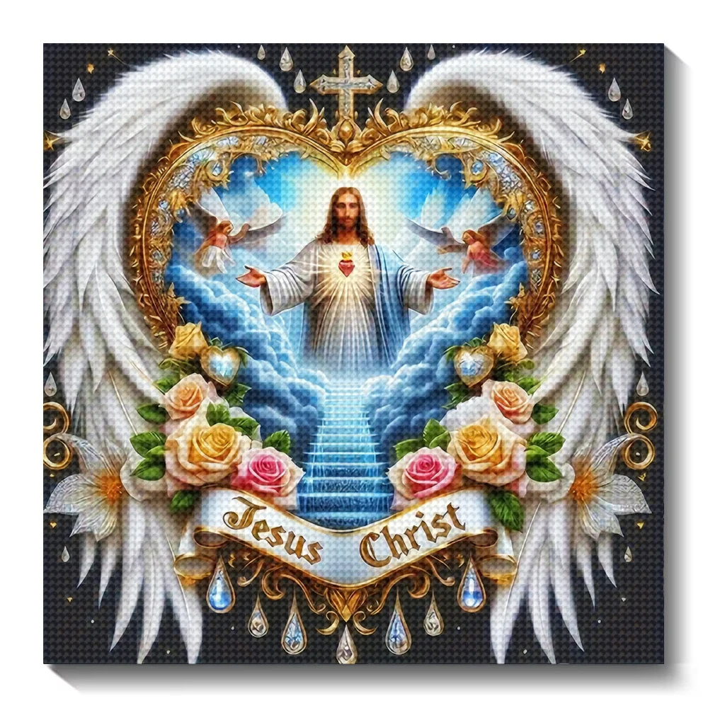 Embroidery Jesus - Pittura diamante 5D fai da te
