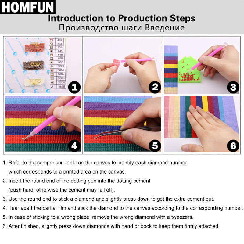 HOMFUN Pieno Quadrato/Rotondo  - Embroidery Jesus recensione e prezzo