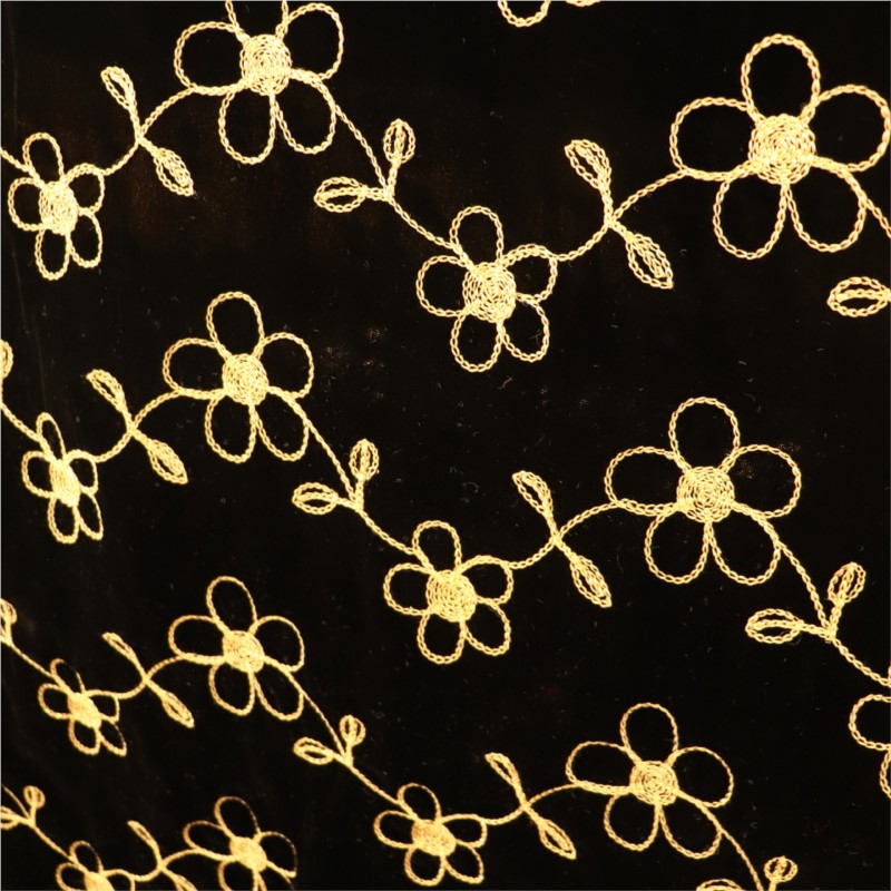 Il tessuto dell'abito da sera  - Velvet Fabric Embroidery recensione e prezzo