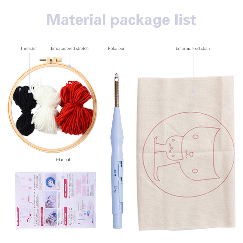Kit da ricamo con ago per punz - Embroidery Xmas Decorations recensione e prezzo