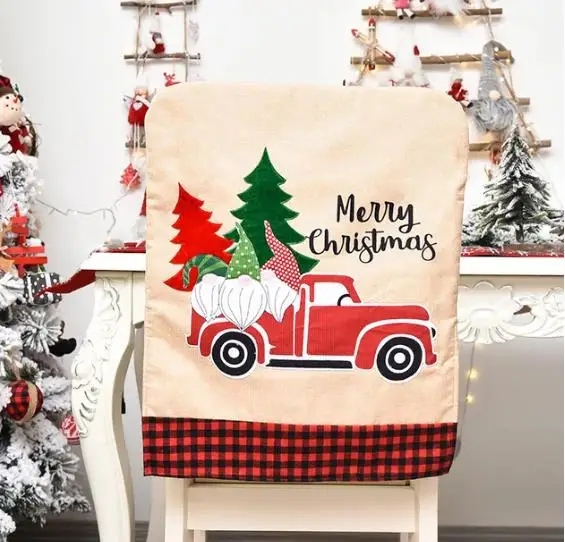 4/6/8 pezzi Fodera per sedia d - Embroidery Xmas Decorations recensione e prezzo