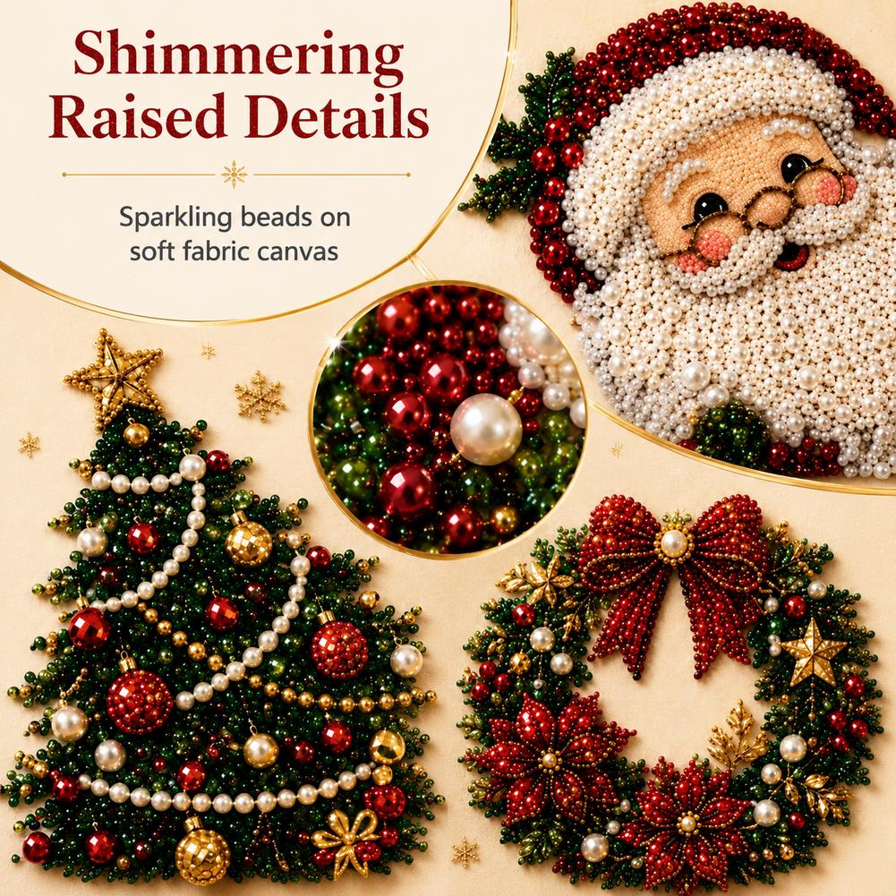 Kit Fai-da-Te di Arte con Perl - Embroidery Xmas recensione e prezzo