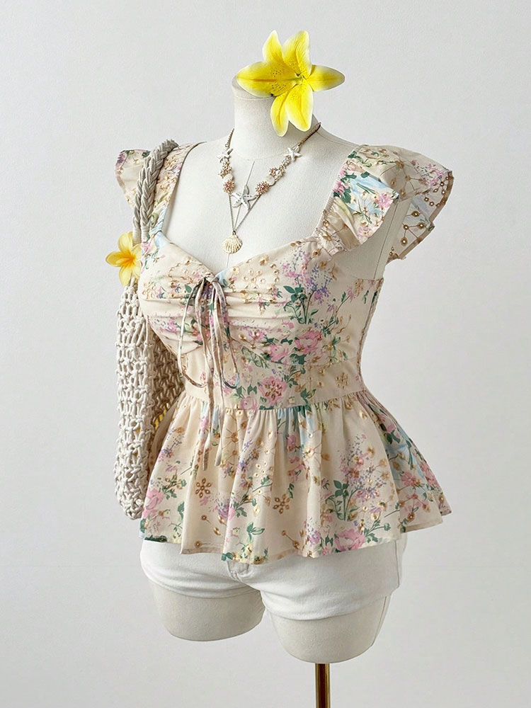 Nuovo Top Corto Ricamato Flore - Embroidery Vest recensione e prezzo