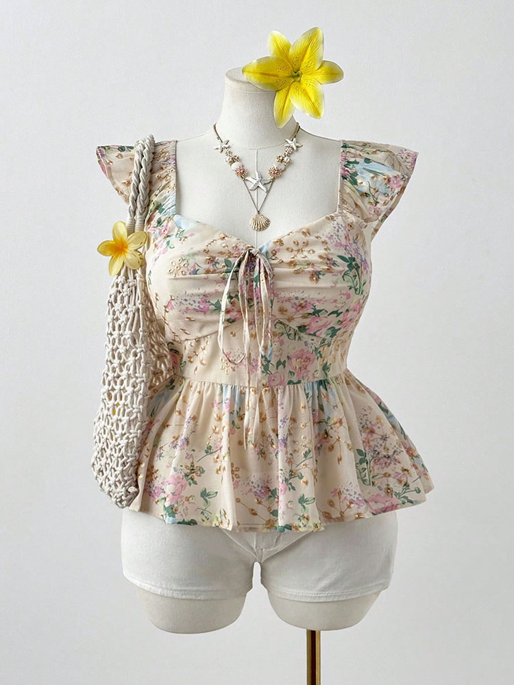 Nuovo Top Corto Ricamato Flore - Embroidery Vest recensione e prezzo
