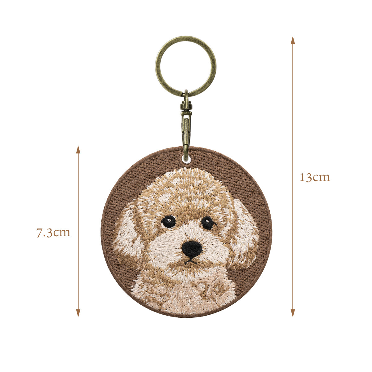 Portachiavi con toppa per cani - Embroidery Xmas recensione e prezzo