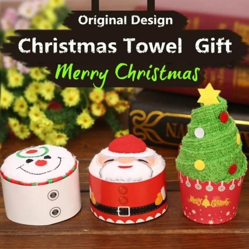 Asciugamani di Natale 30 * 30  - Embroidery Xmas Decorations recensione e prezzo