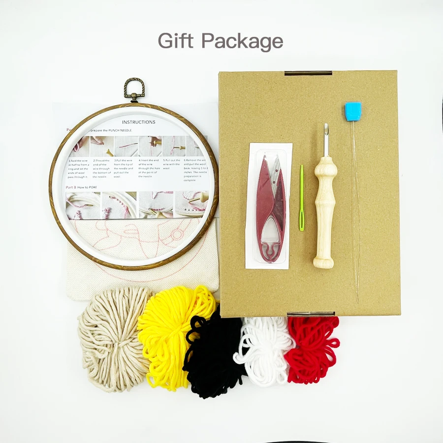 Kit da ricamo con ago per punz - Embroidery Xmas Decorations recensione e prezzo