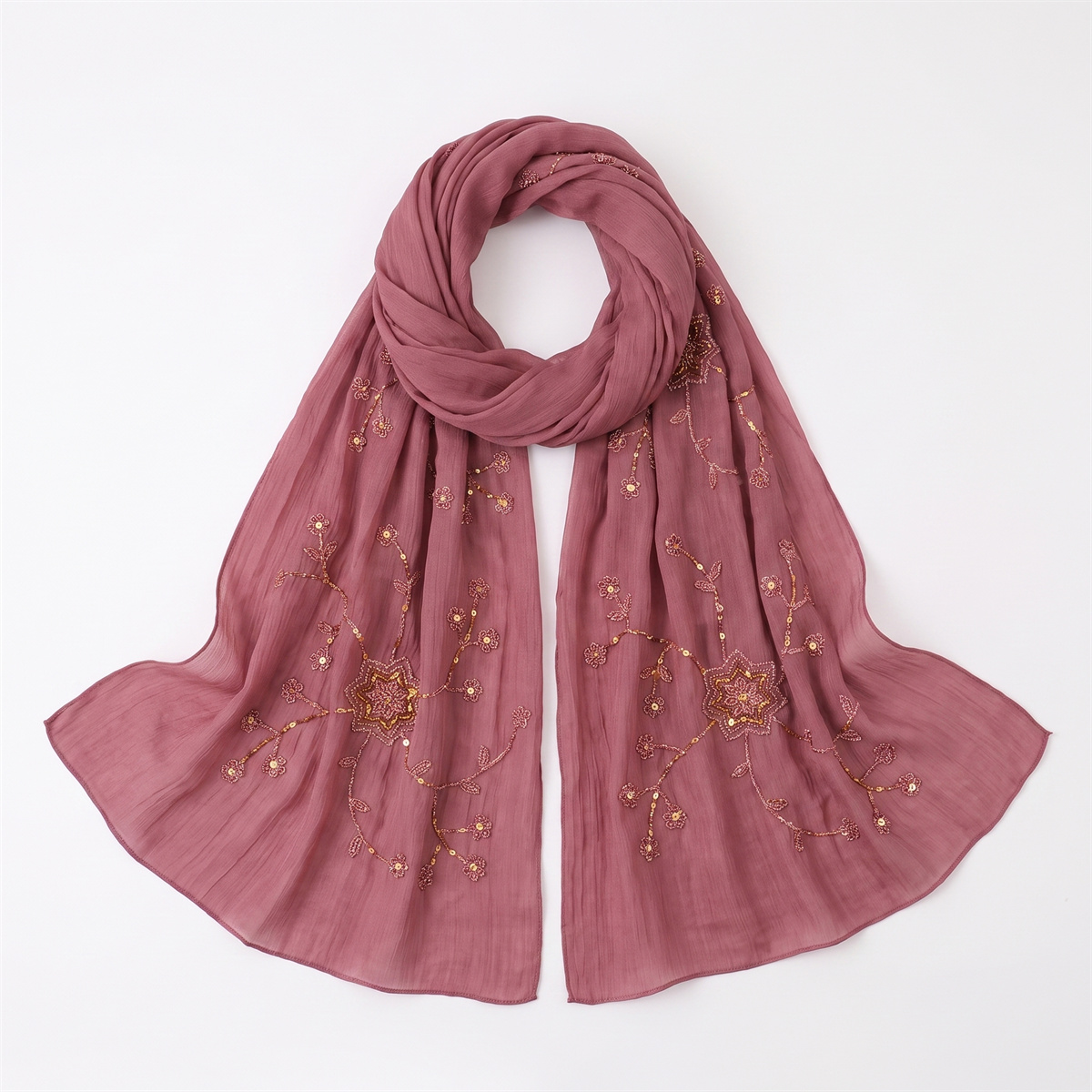 Sciarpa Hijab alla Moda con Ri - Embroidery Fashion recensione e prezzo