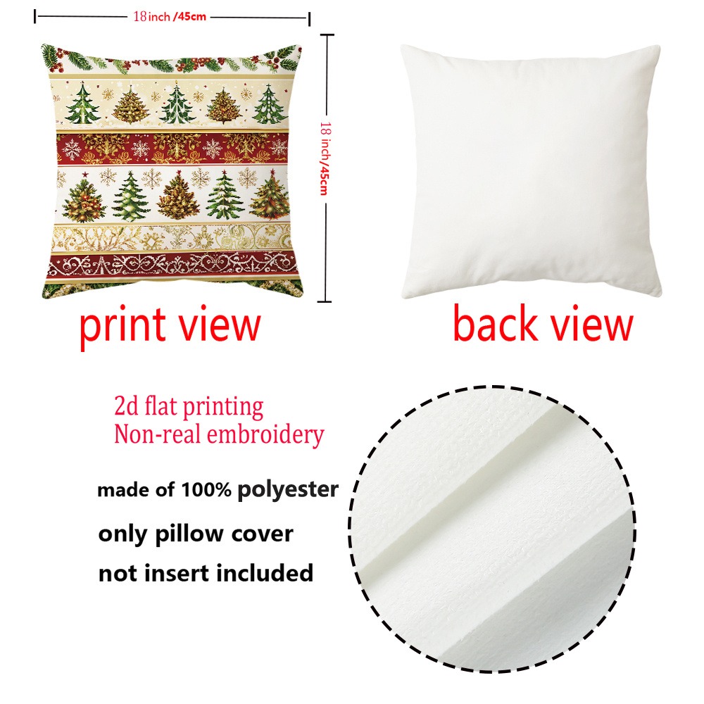 2 pezzi, fodere per cuscini st - Embroidery Xmas Decorations recensione e prezzo