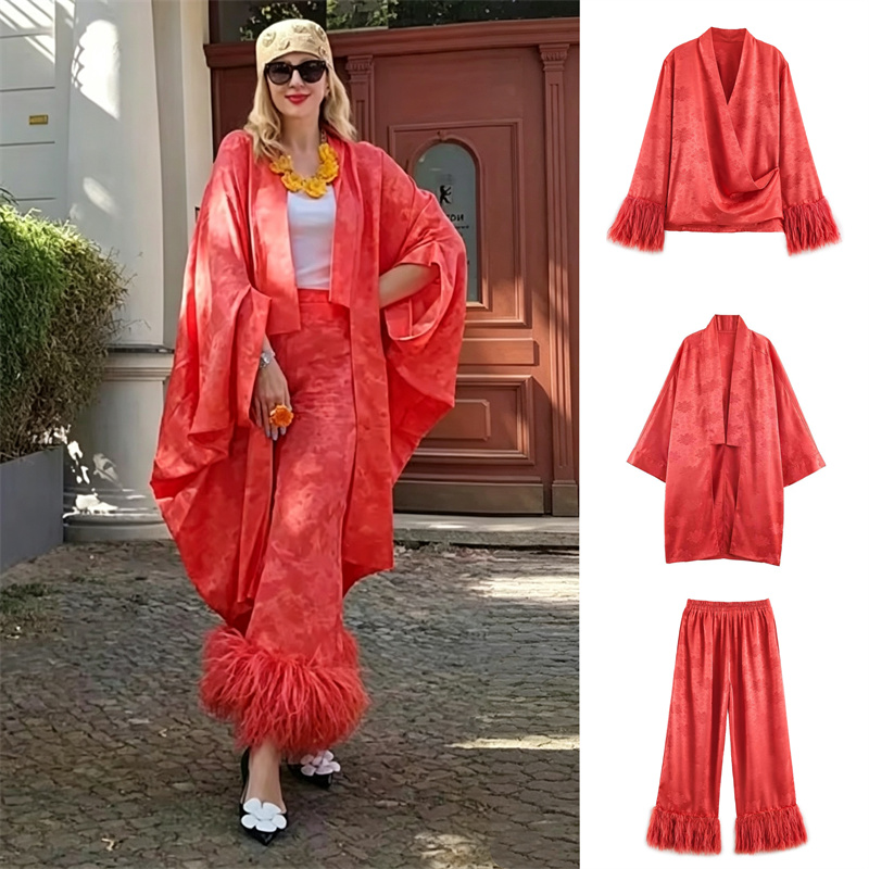 Kimono da donna in raso jacqua - Embroidery Origin recensione e prezzo