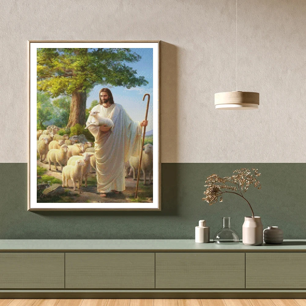 Pittura Diamantata Cristiana F - Embroidery Jesus recensione e prezzo