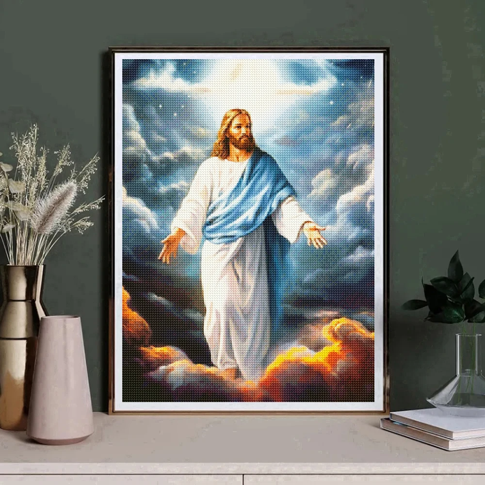 Pittura Diamantata Cristiana F - Embroidery Jesus recensione e prezzo
