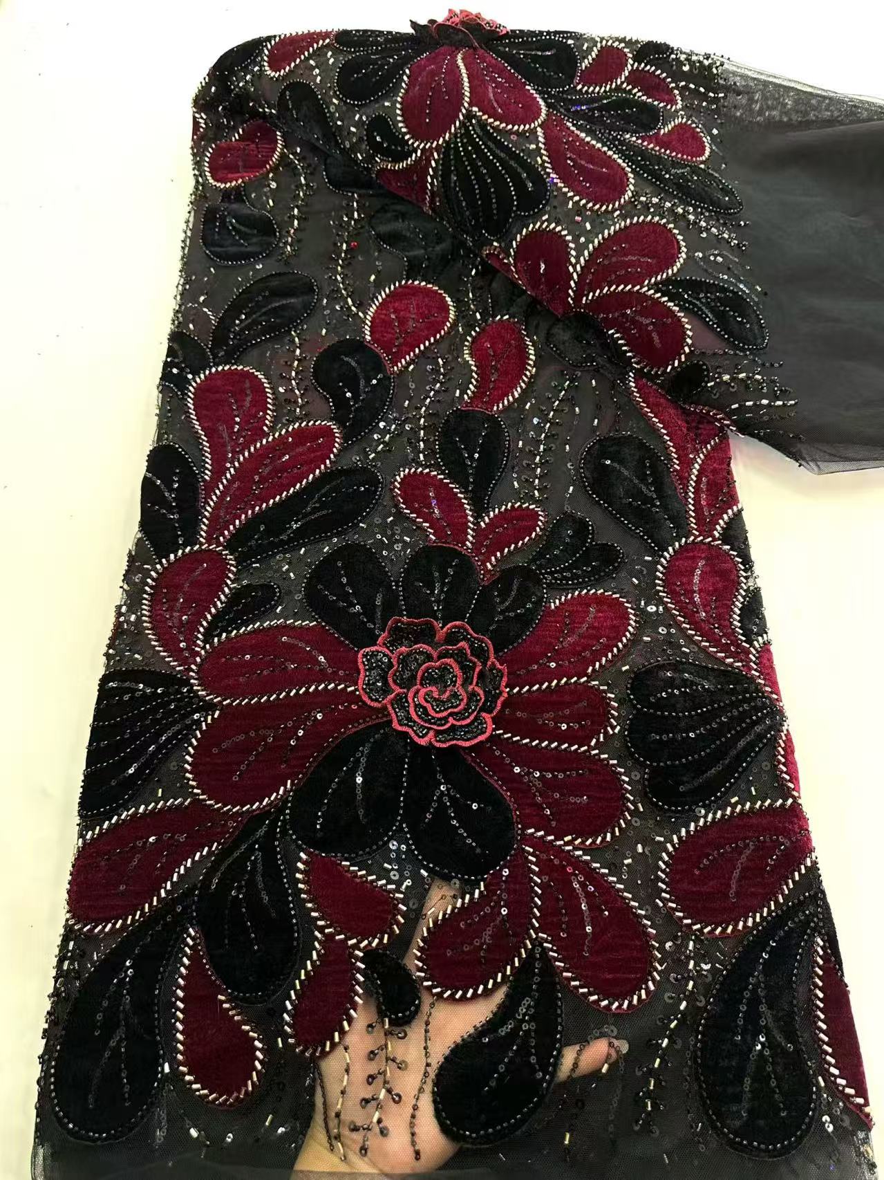 Ultimo Tessuto in Pizzo Vellut - Velvet Fabric Embroidery recensione e prezzo