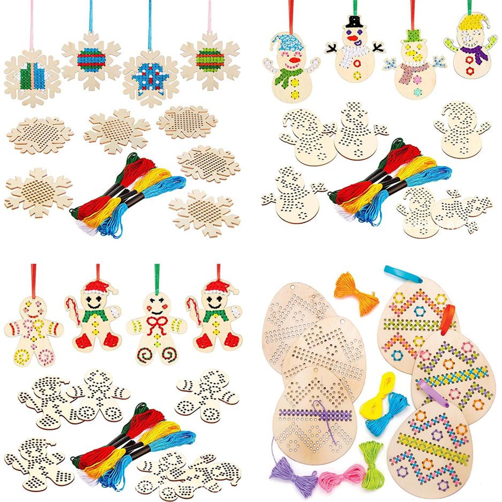 Ciondolo Ricamato a Punto Croc - Embroidery Xmas Decorations recensione e prezzo