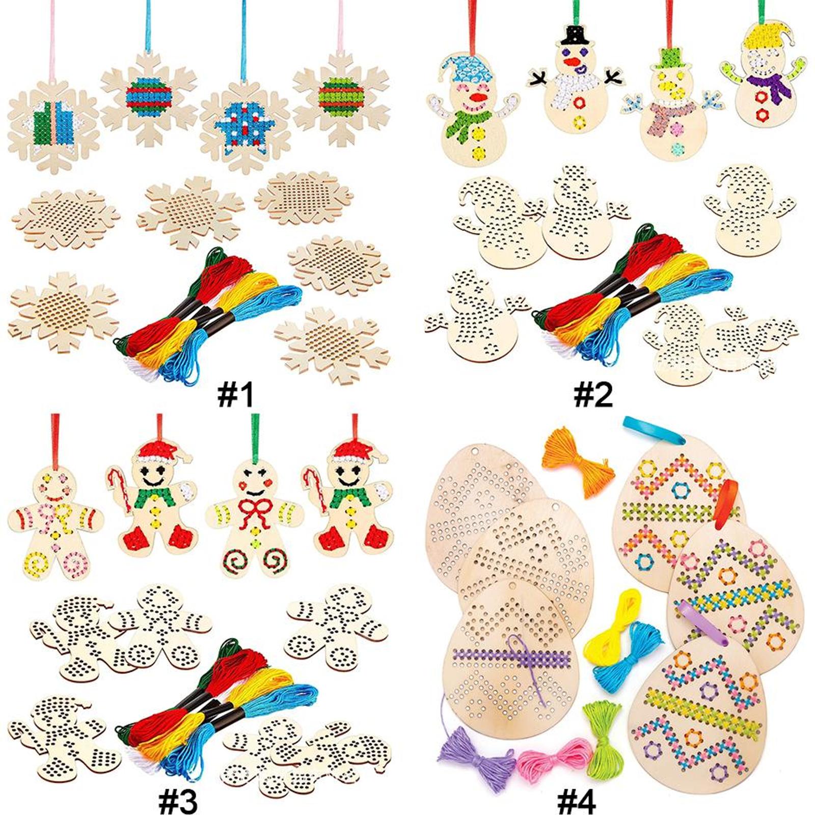 Ciondolo Ricamato a Punto Croc - Embroidery Xmas Decorations recensione e prezzo