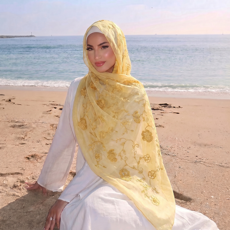 Hijab Musulmano con Ricamo Flo - Embroidery Fashion recensione e prezzo