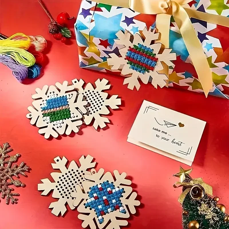 Set di 12 Ciondoli Ricamati a  - Embroidery Xmas Decorations recensione e prezzo