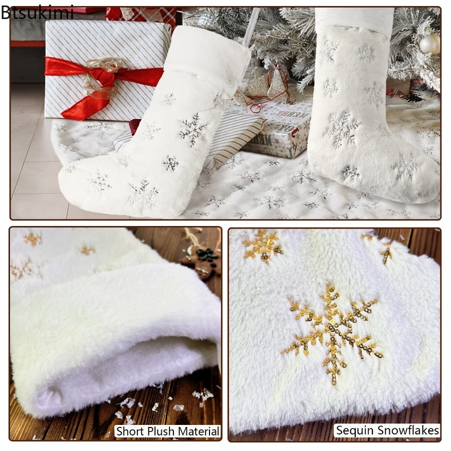 Nuova Calza di Natale 2026 in  - Embroidery Xmas Decorations recensione e prezzo